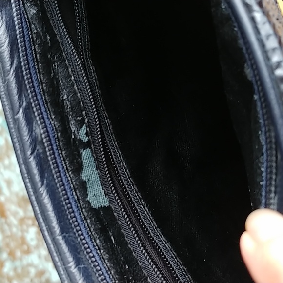 Vintage snake skin navy clutch purse - Picture 5 of 5